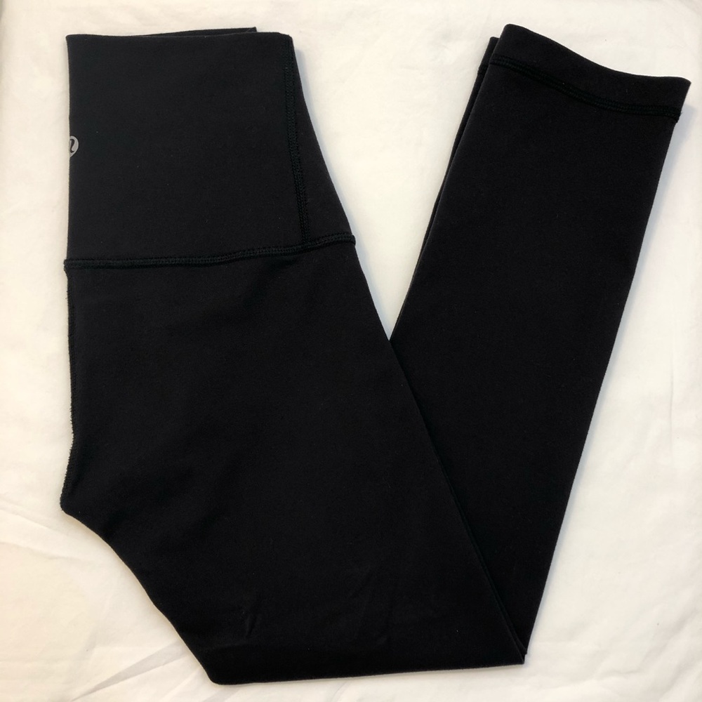 lululemon black high rise tights/leggings